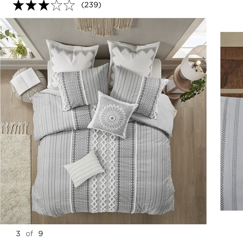 Ink & Ivy 3 pc. Full/Queen duvet set